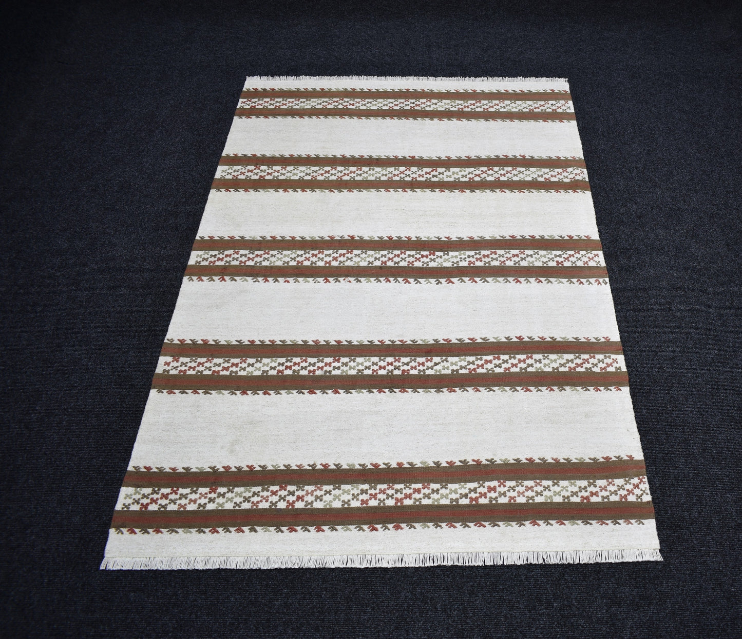 El Dokuma Gökçeağaç Kastamonu Kendirli Yün Kilim 7273
