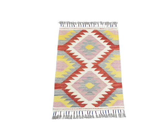 Yeni El Dokuma Enfes Cerit Yörükleri Meşhed İran Yün Kilim 7275