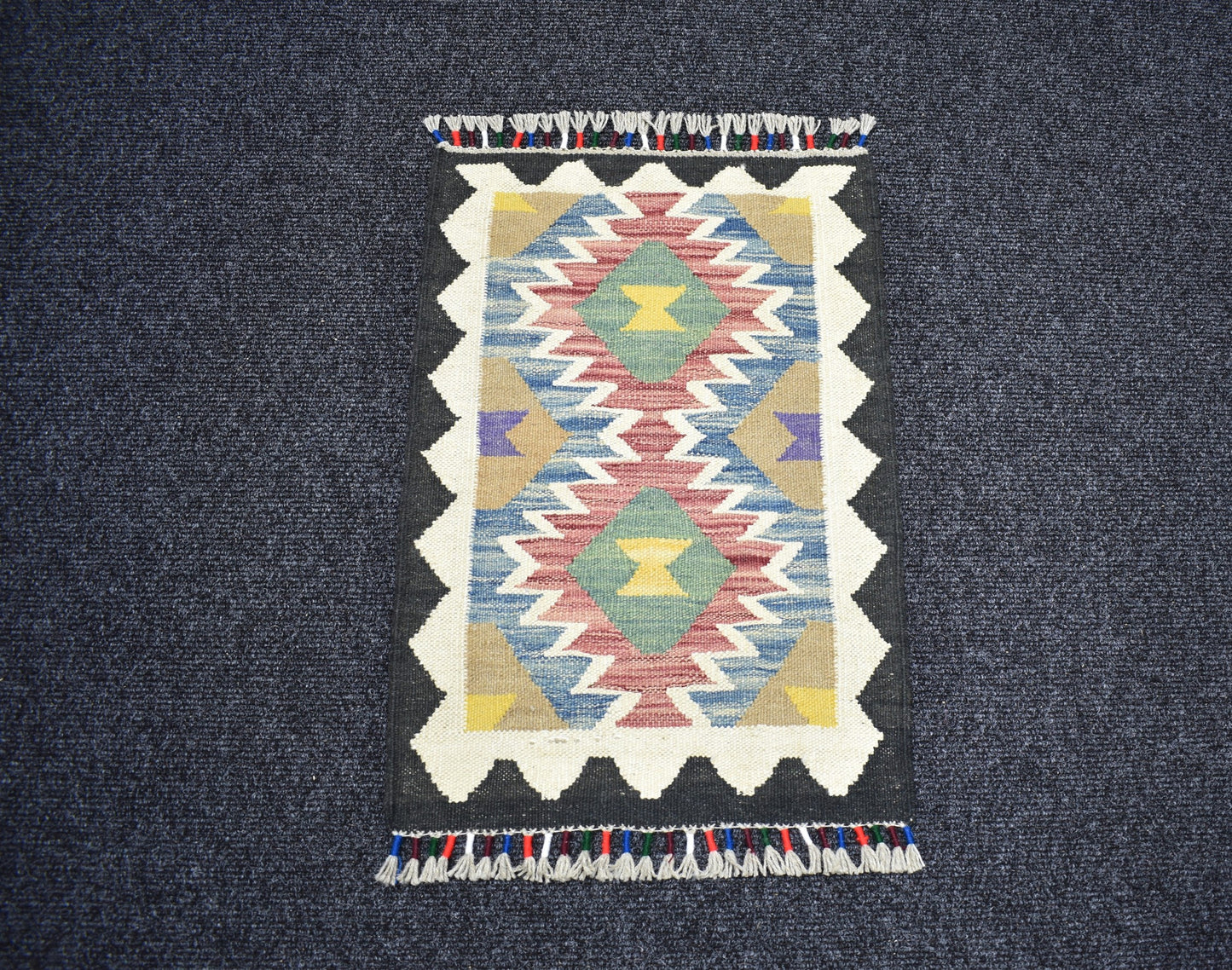 Yeni El Dokuma Görkemli Cerit Yörükleri Meşhed İran Yün Kilim 7278