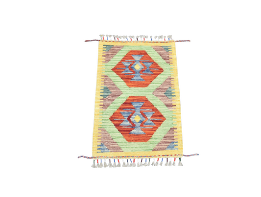 Yeni El Dokuma Dekorluk Cerit Yörükleri Meşhed İran Yün Kilim 7279