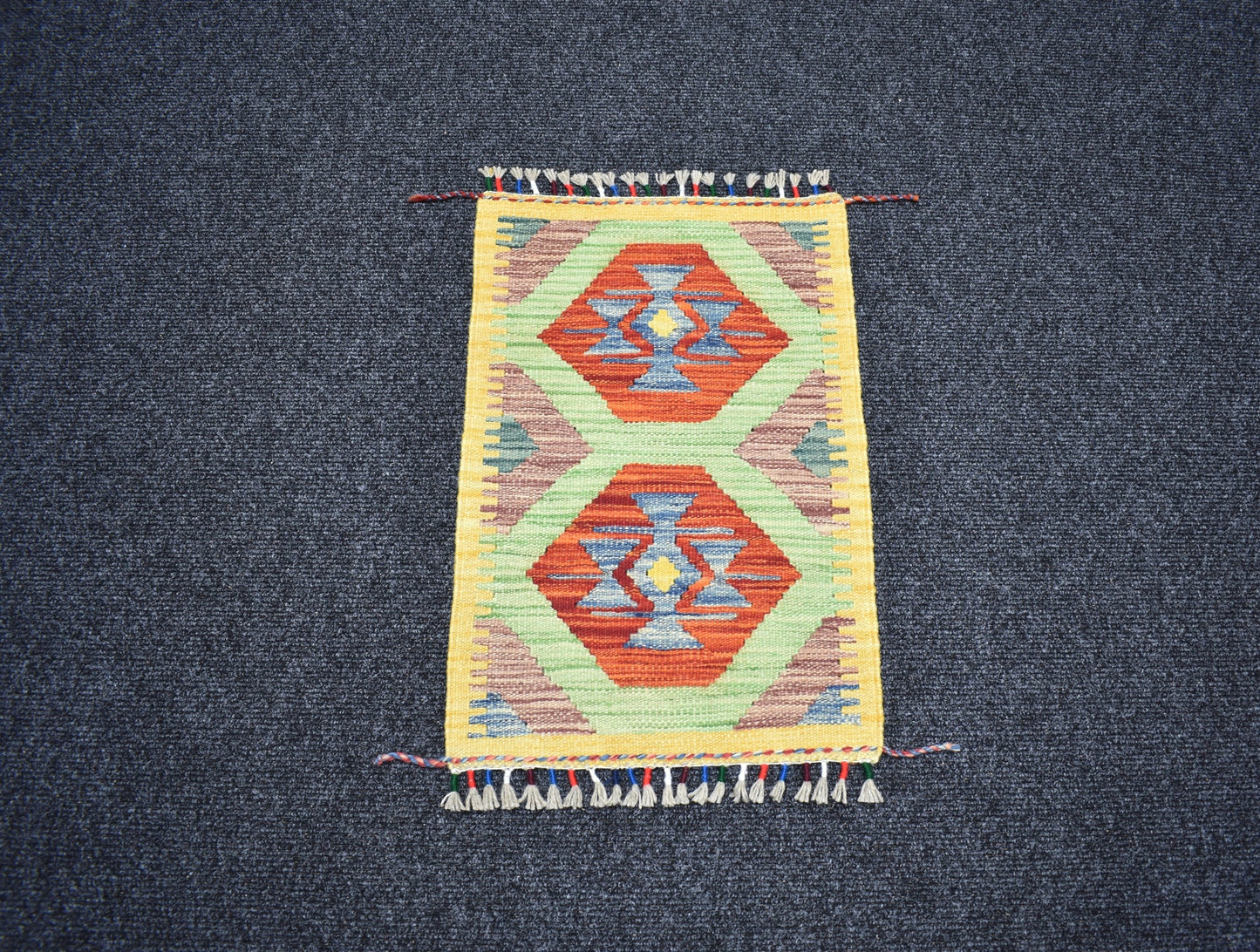 Yeni El Dokuma Dekorluk Cerit Yörükleri Meşhed İran Yün Kilim 7279