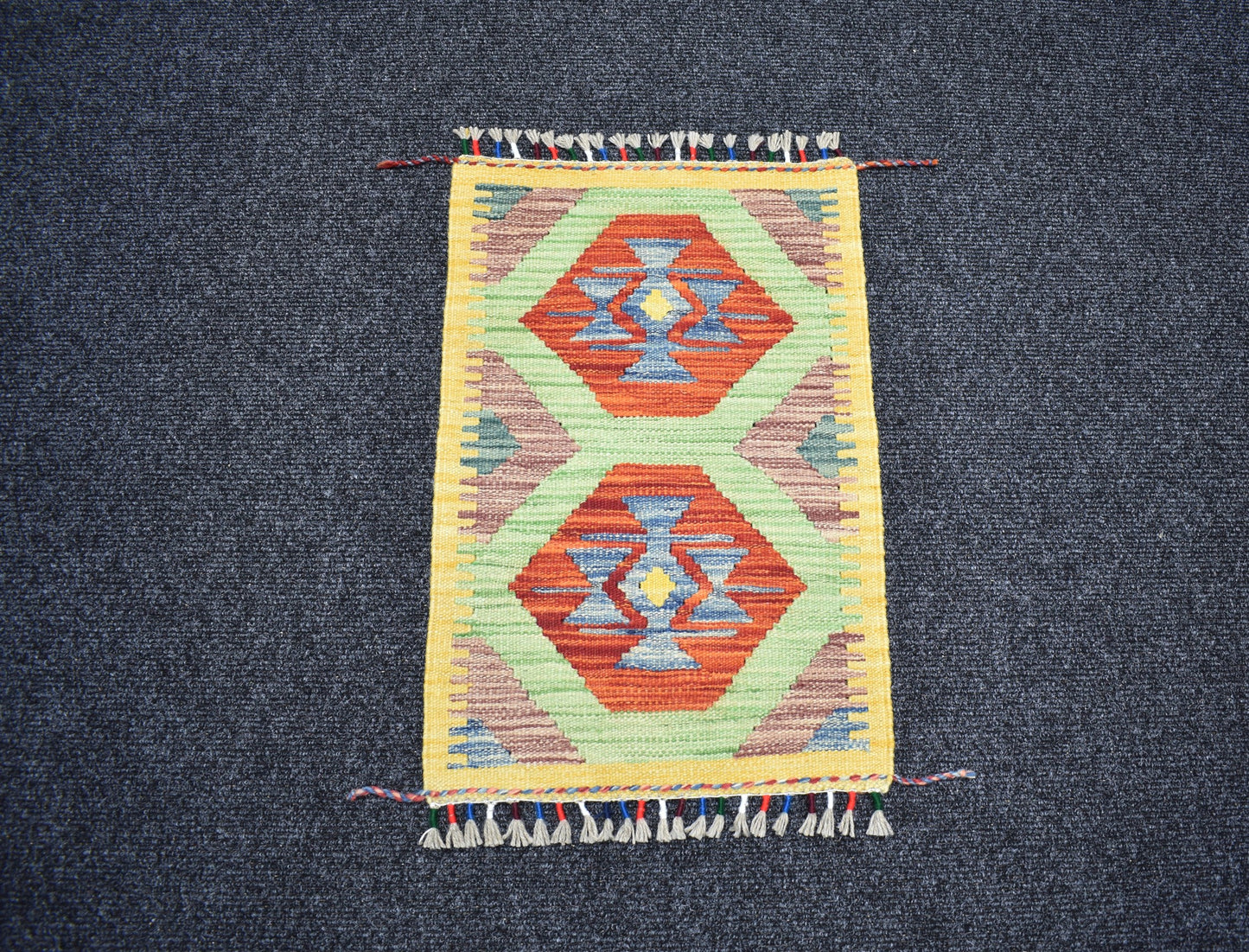 Yeni El Dokuma Dekorluk Cerit Yörükleri Meşhed İran Yün Kilim 7279