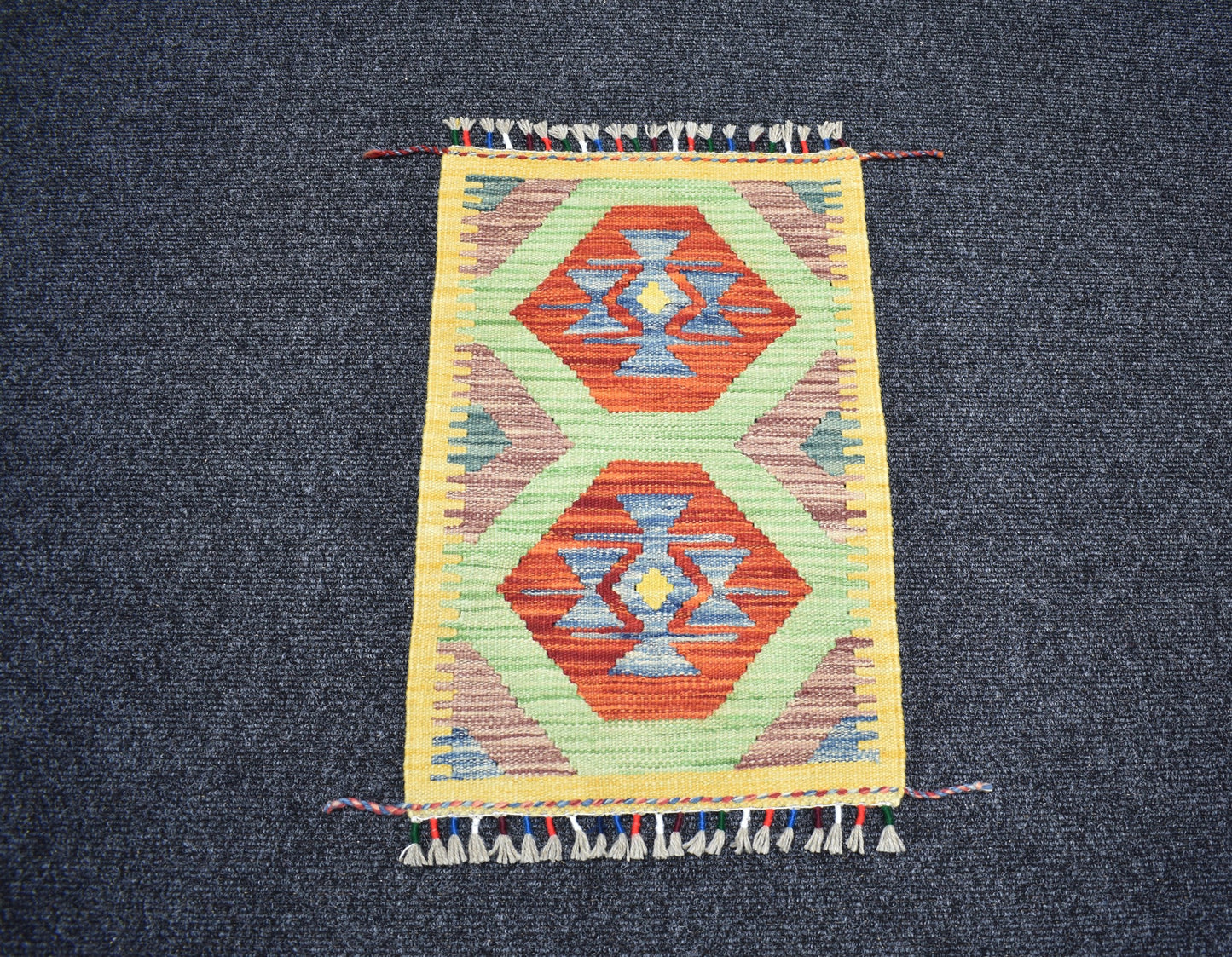 Yeni El Dokuma Dekorluk Cerit Yörükleri Meşhed İran Yün Kilim 7279