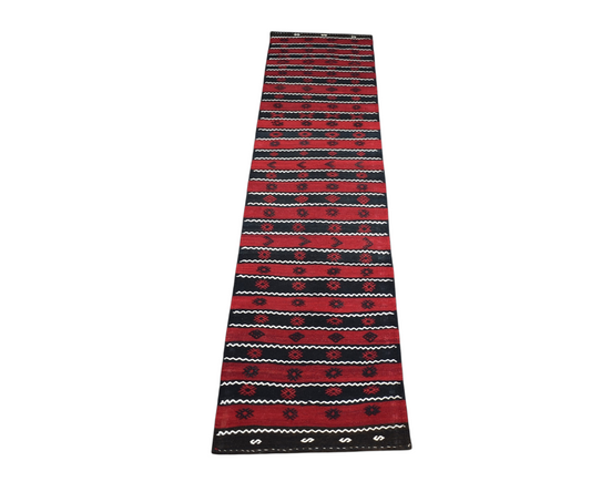 El Dokuma Başyapıt Malatya Yolluk Yün Kilim 7280