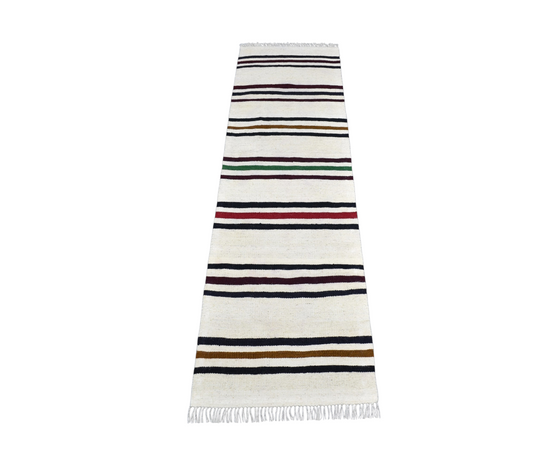 Yeni El Dokuma Çubuklu Yörük Yolluk Yün Kilim 7293