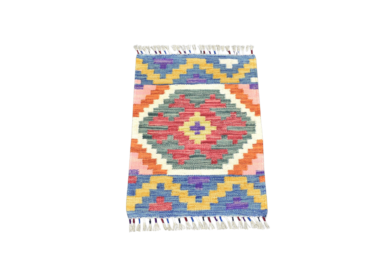 Yeni El Dokuma Harikulade Cerit Yörükleri Meşhed İran Yün Kilim 7296