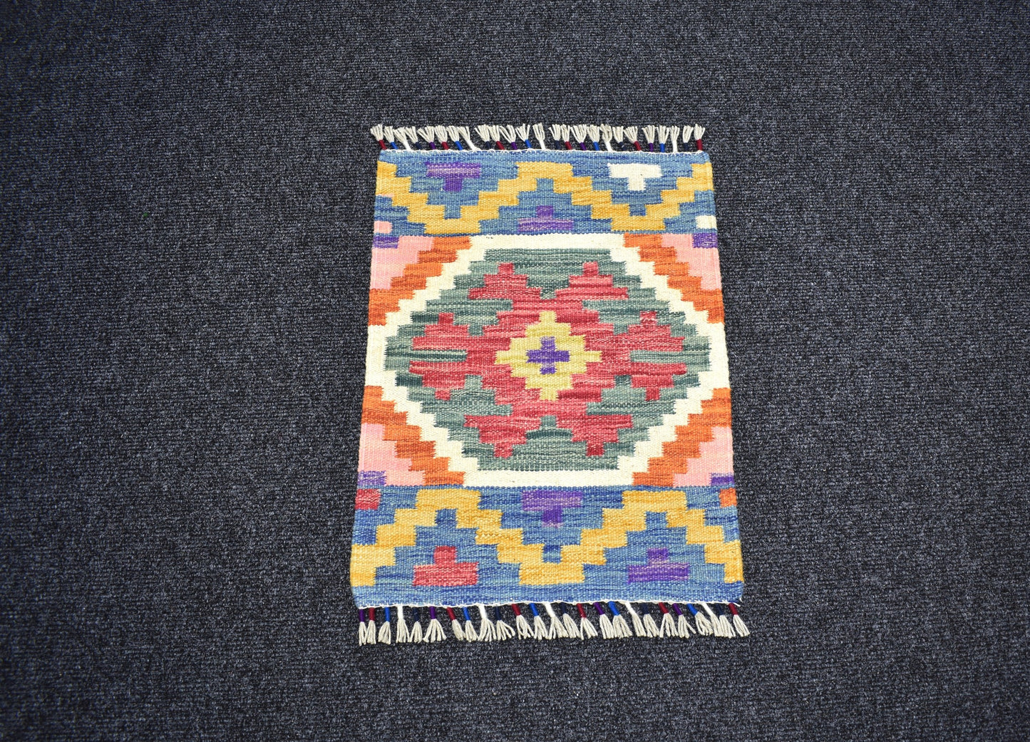 Yeni El Dokuma Harikulade Cerit Yörükleri Meşhed İran Yün Kilim 7296