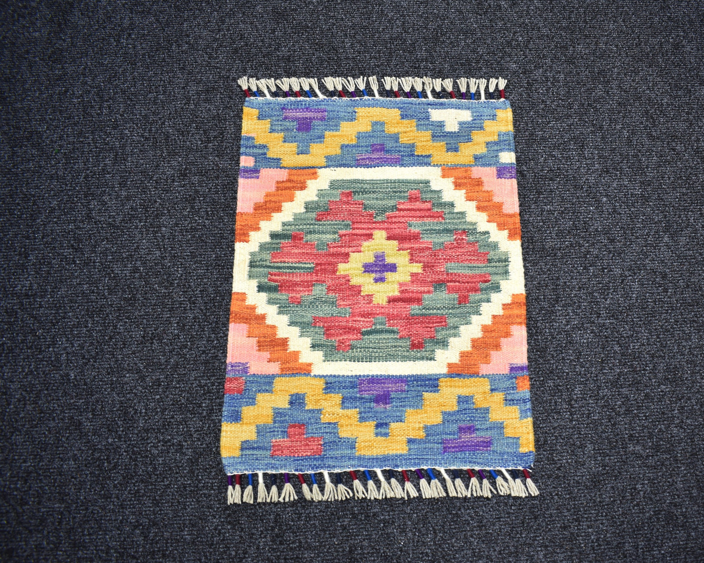 Yeni El Dokuma Harikulade Cerit Yörükleri Meşhed İran Yün Kilim 7296