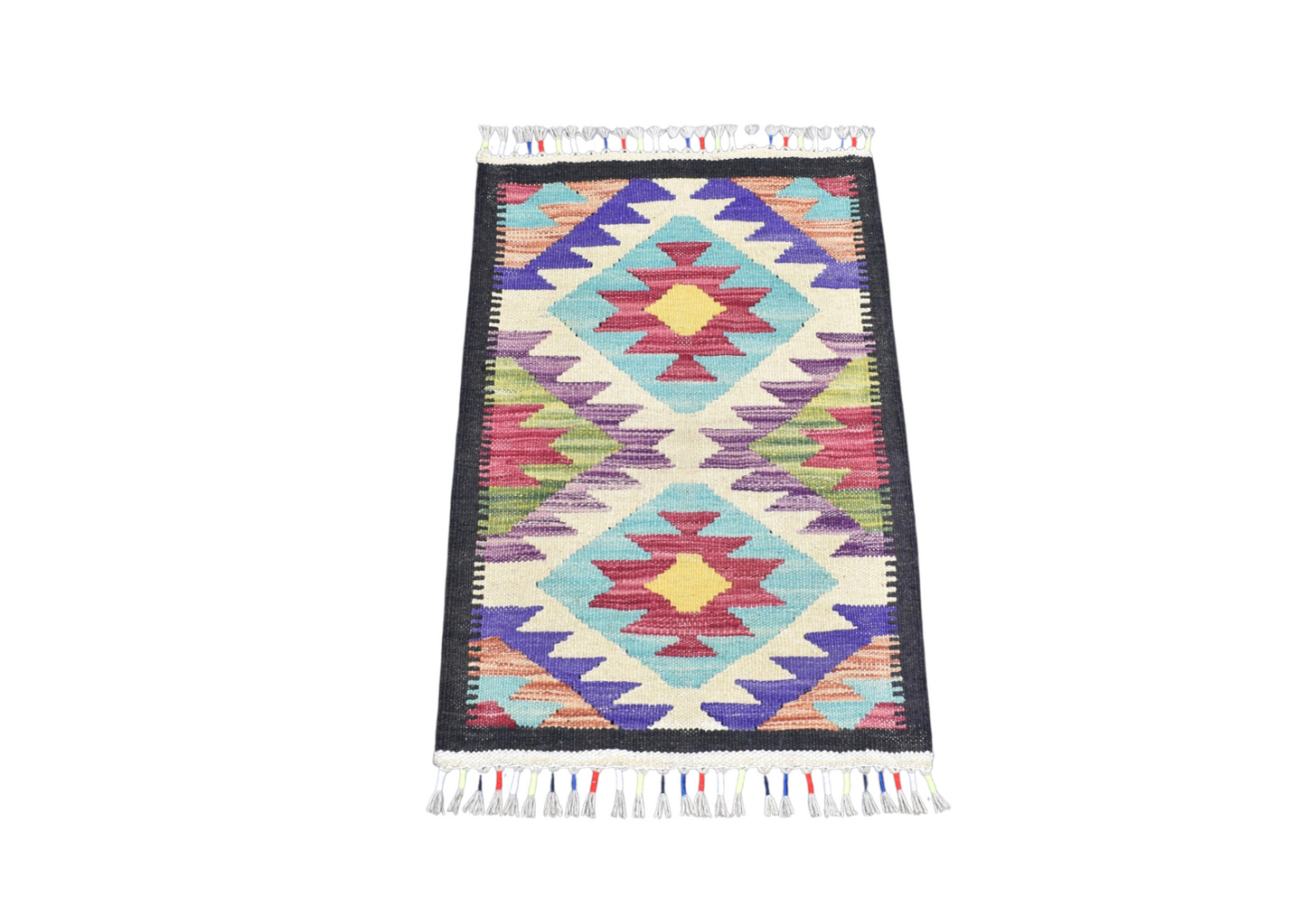 Yeni El Dokuma Farklı Cerit Yörükleri Meşhed İran Yün Kilim 7297