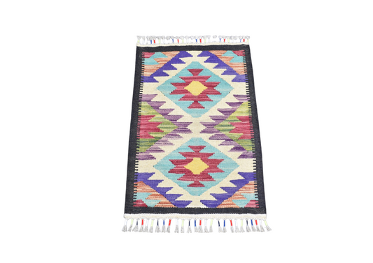 Yeni El Dokuma Farklı Cerit Yörükleri Meşhed İran Yün Kilim 7297