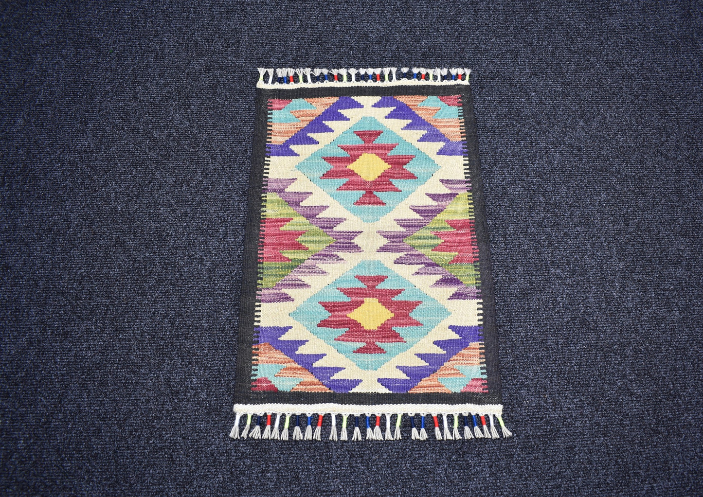 Yeni El Dokuma Farklı Cerit Yörükleri Meşhed İran Yün Kilim 7297