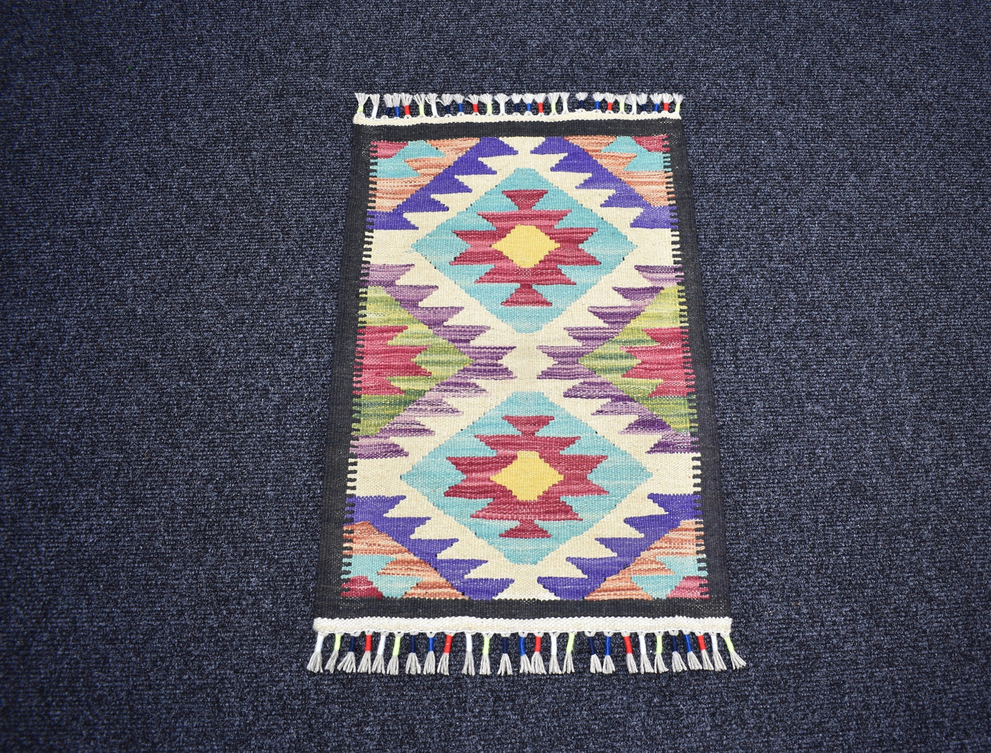 Yeni El Dokuma Farklı Cerit Yörükleri Meşhed İran Yün Kilim 7297