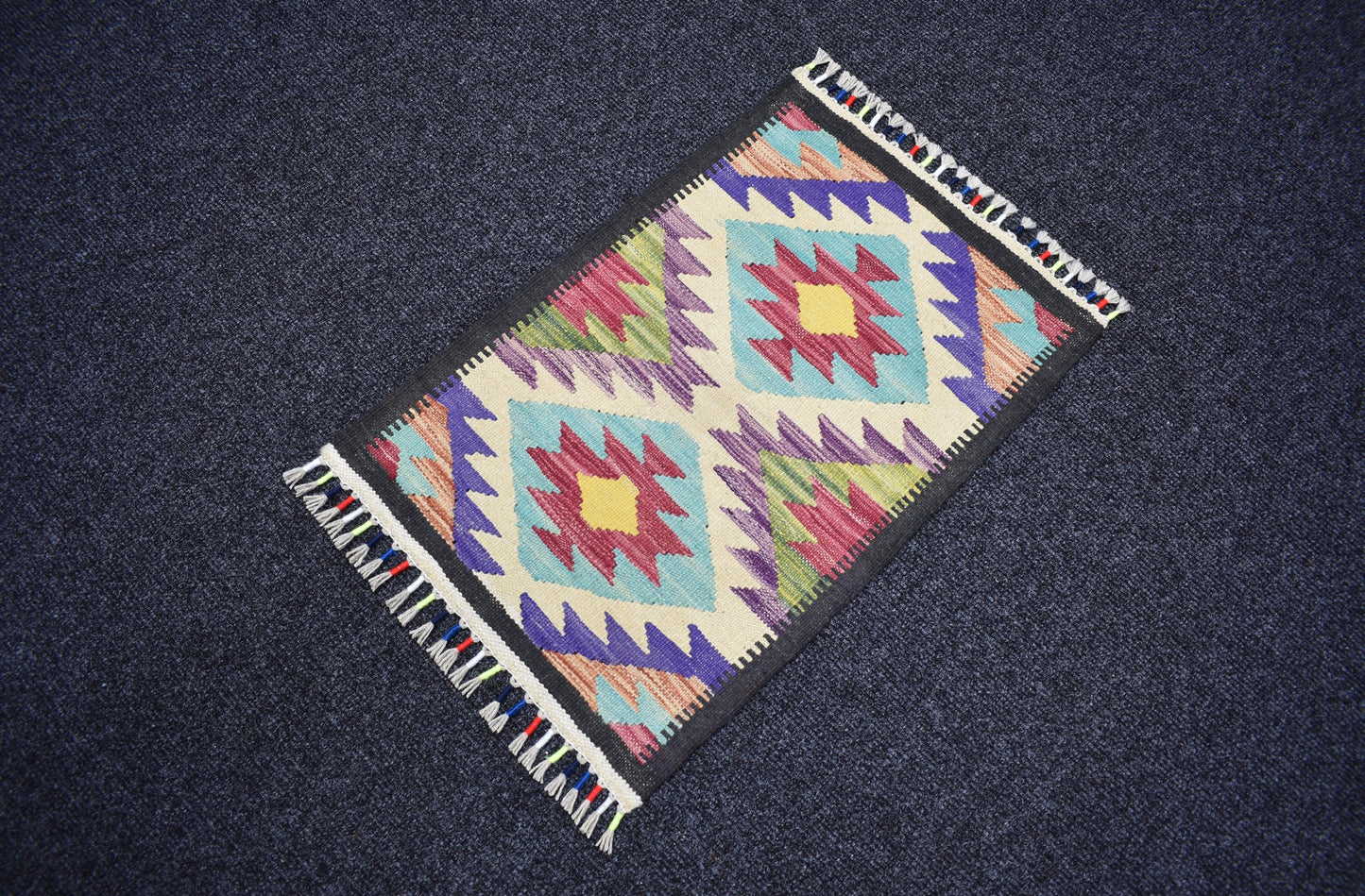 Yeni El Dokuma Farklı Cerit Yörükleri Meşhed İran Yün Kilim 7297