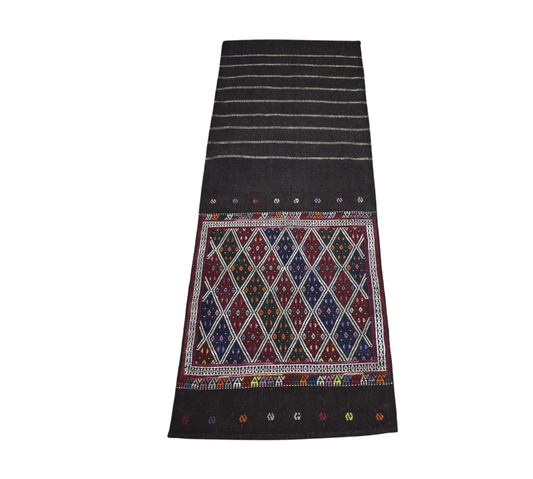 El Dokuma Nadir Geometrik Yörük Cecim Yolluk Yün Kilim 7301