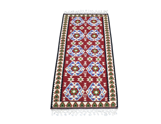 Yeni El Dokuma Otantik Doğu Anadolu Van Yün Kilim 7305