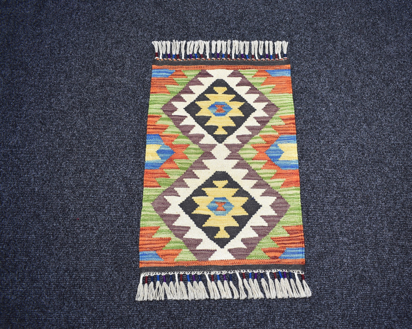 Yeni El Dokuma Ender Cerit Yörükleri Meşhed İran Yün Kilim 7324