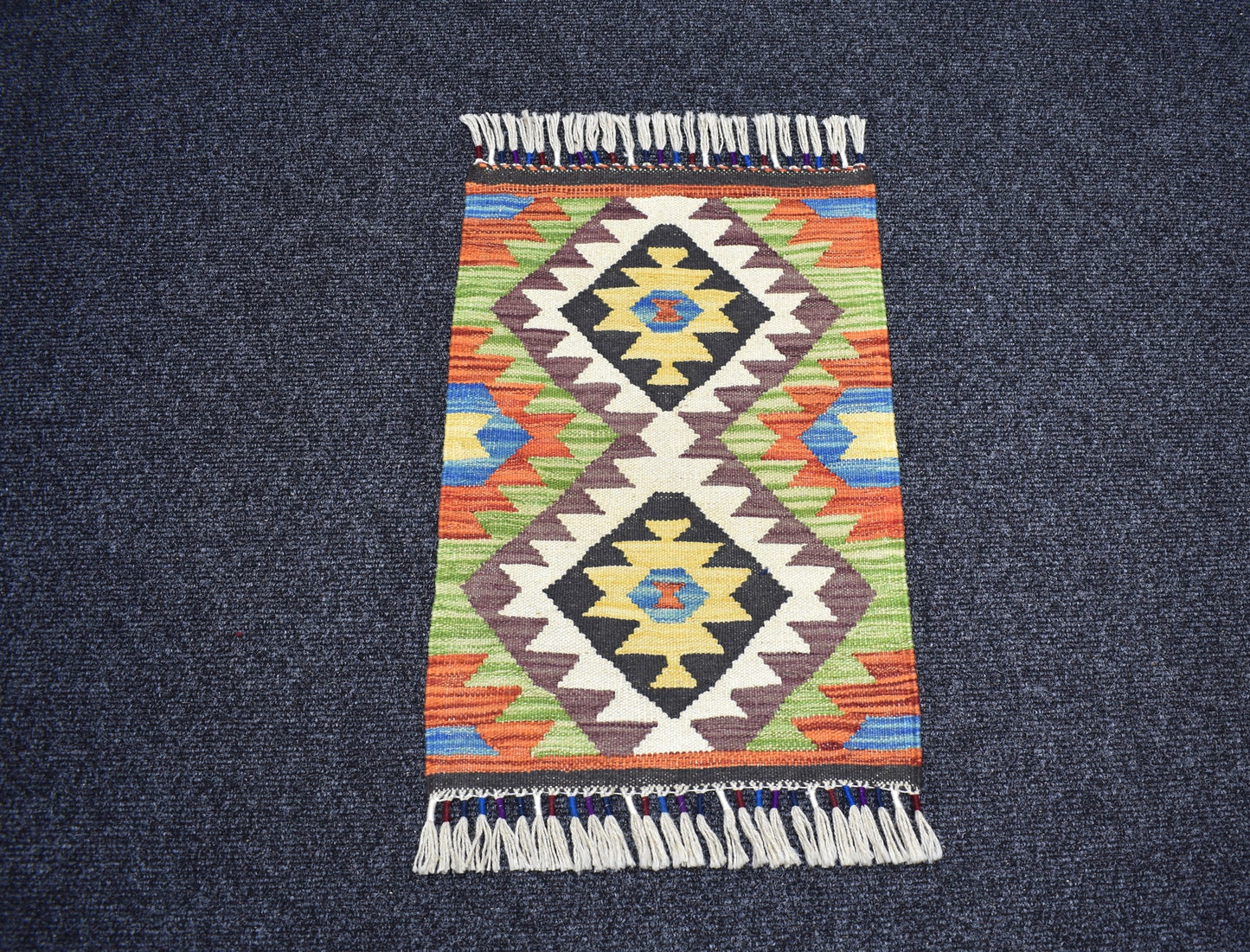 Yeni El Dokuma Ender Cerit Yörükleri Meşhed İran Yün Kilim 7324