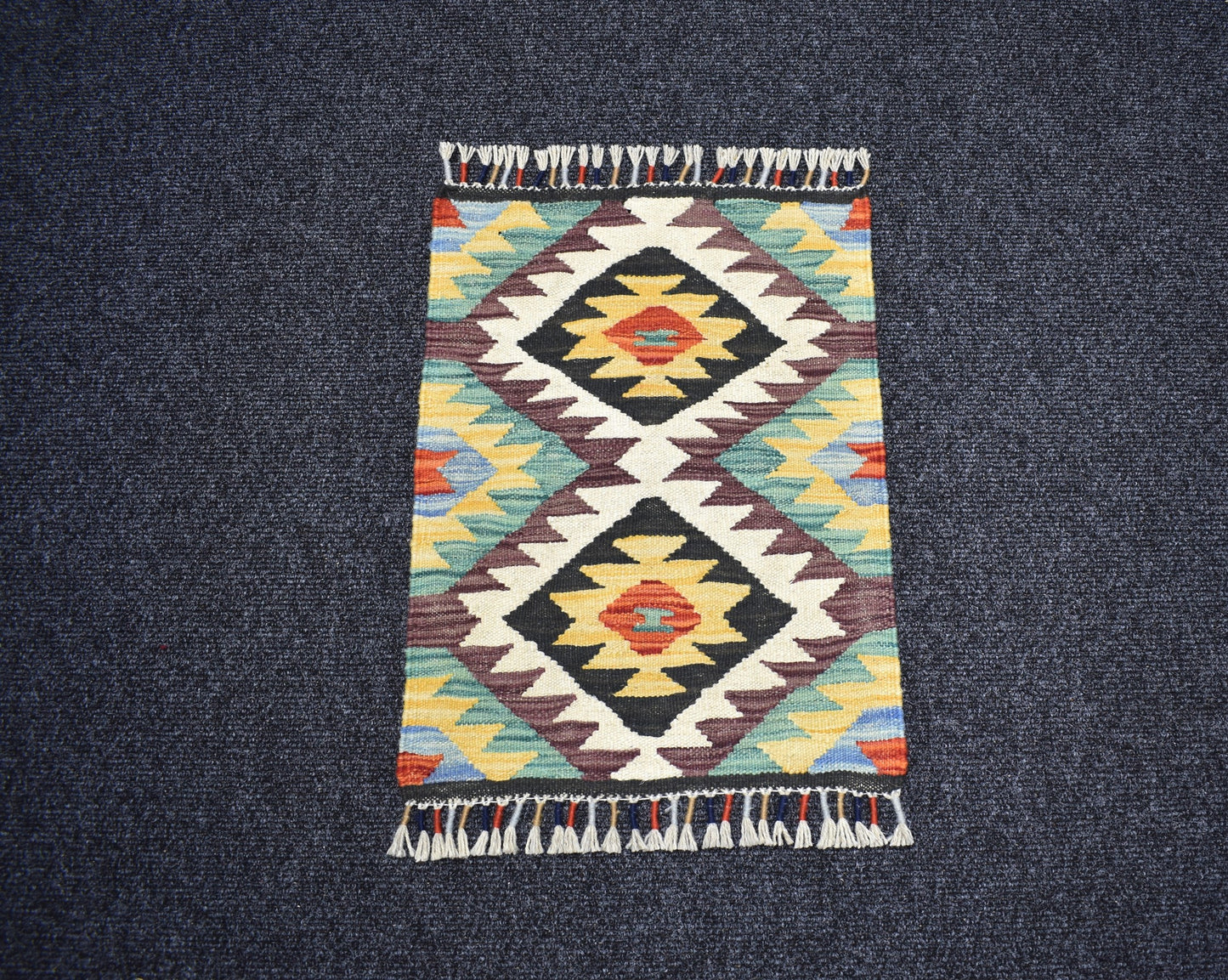 Yeni El Dokuma Benzersiz Cerit Yörükleri Meşhed İran Yün Kilim 7326