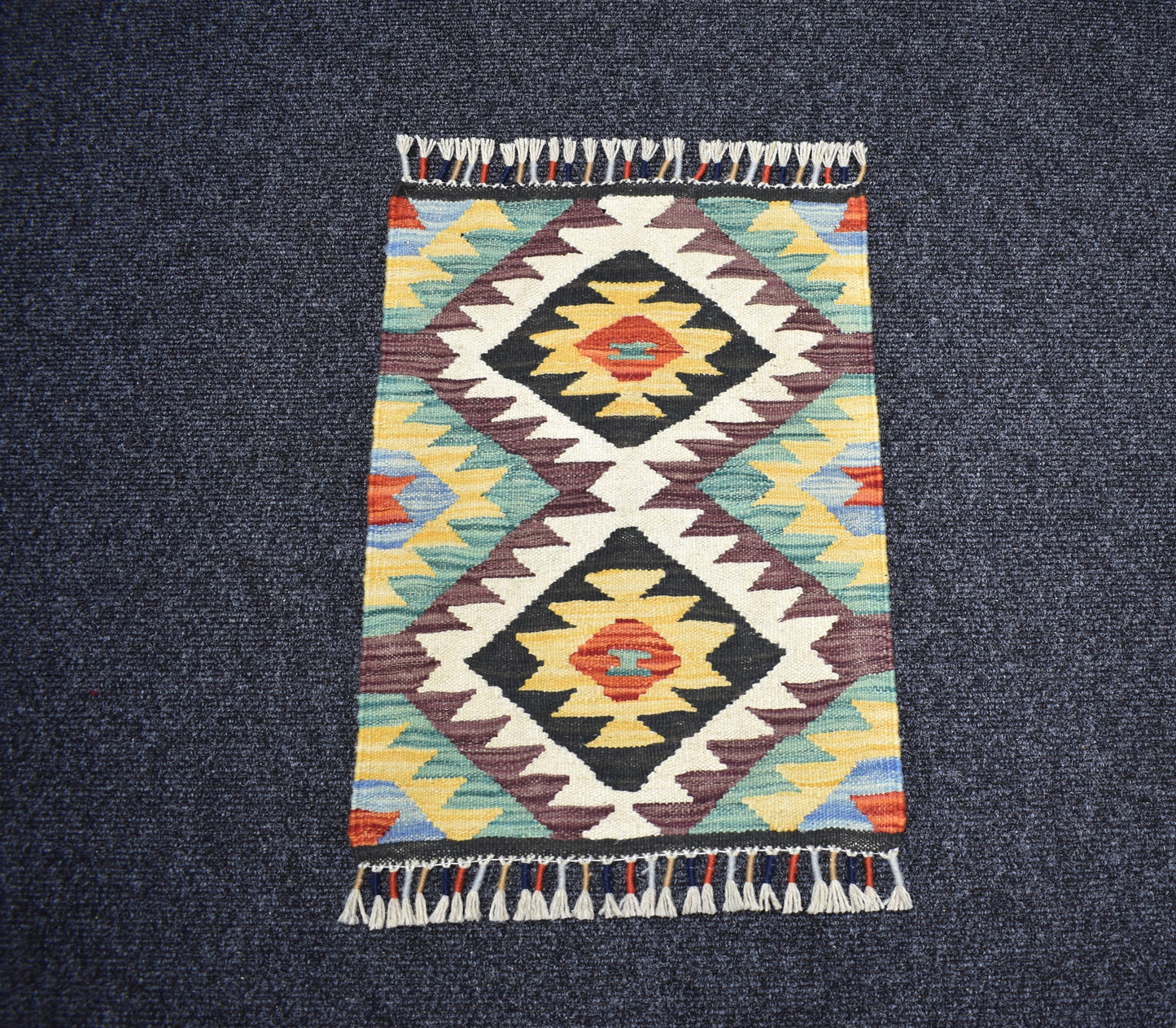 Yeni El Dokuma Benzersiz Cerit Yörükleri Meşhed İran Yün Kilim 7326
