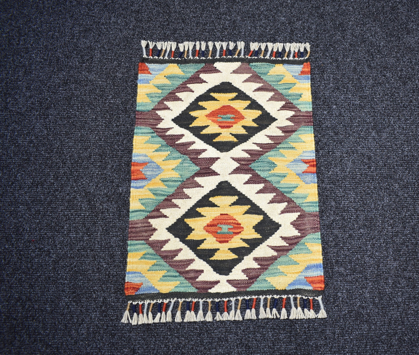 Yeni El Dokuma Benzersiz Cerit Yörükleri Meşhed İran Yün Kilim 7326