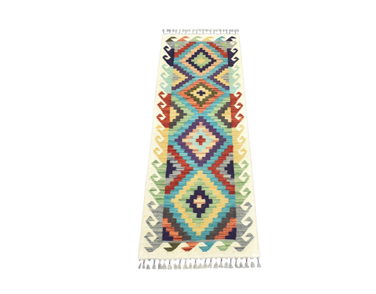 Yeni El Dokuma Meşhed Cerit Yörükleri İran Mini Yolluk Yün Kilim 7342