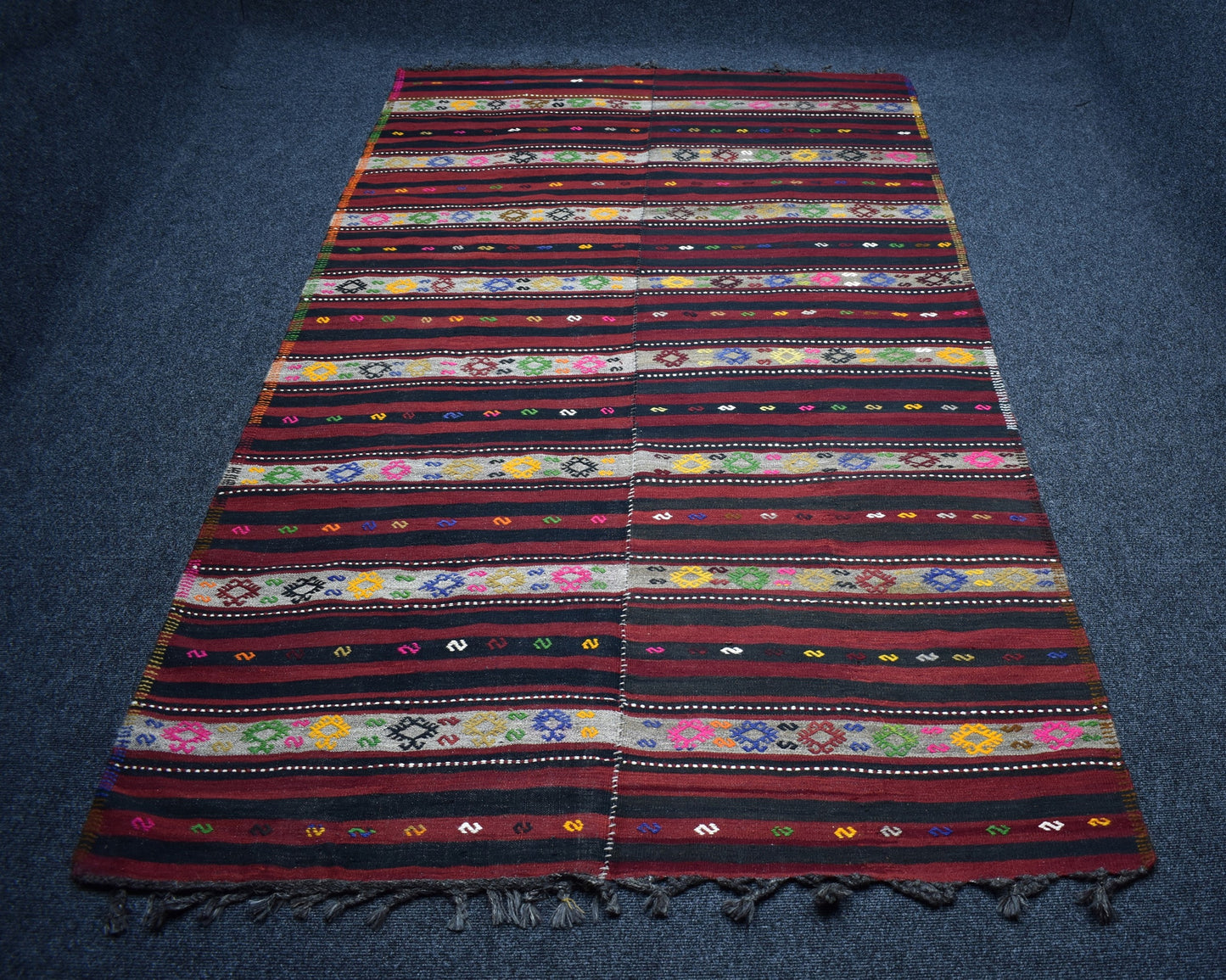 El Dokuma Şaheser Adıyaman Yün Kilim 7407