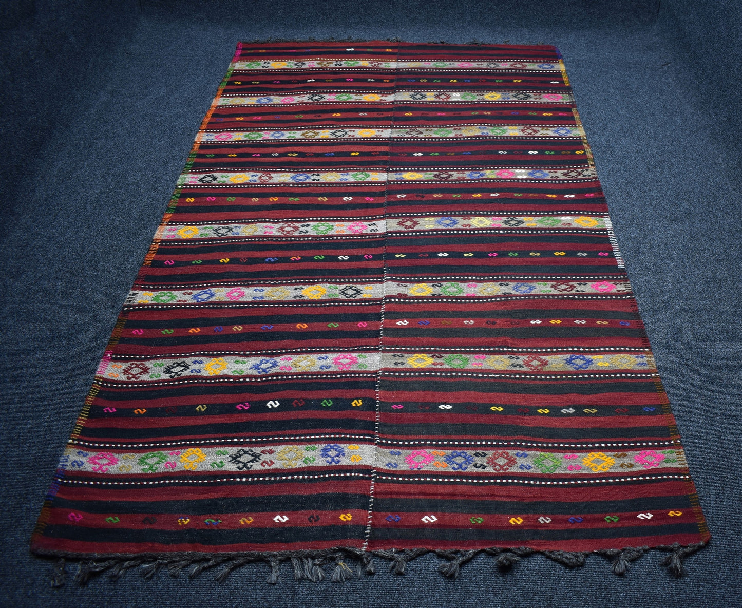 El Dokuma Şaheser Adıyaman Yün Kilim 7407