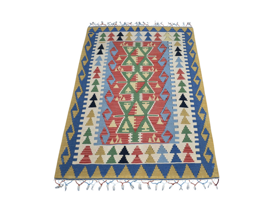 El Dokuma Eşsiz Pınarbaşı Kayseri Yün Kilim 7449