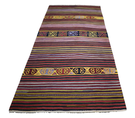 El Dokuma Seçkin Sivrihisar Eskişehir Yün Kilim 7469