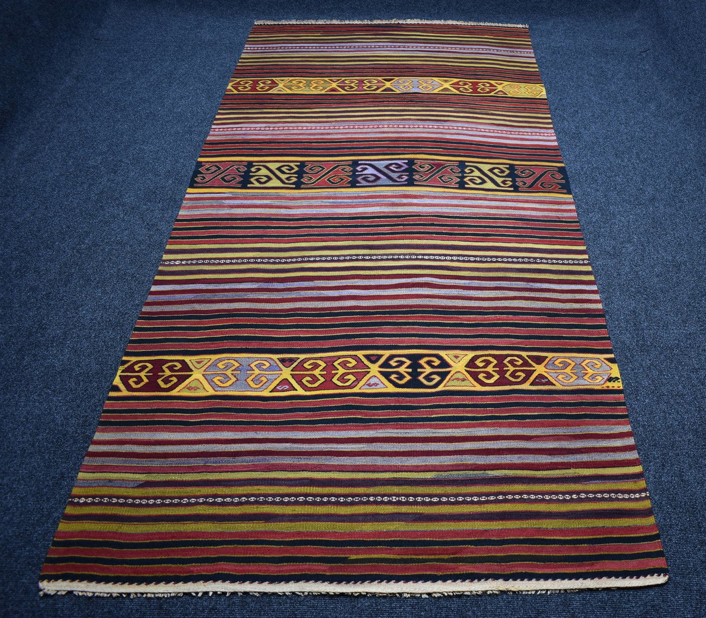 El Dokuma Seçkin Sivrihisar Eskişehir Yün Kilim 7469