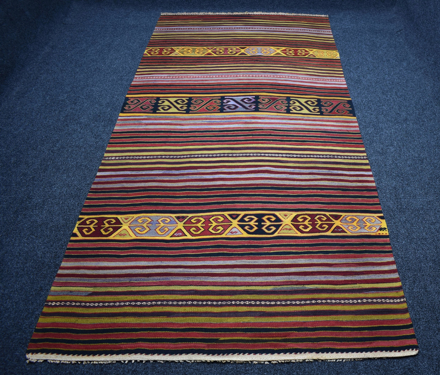 El Dokuma Seçkin Sivrihisar Eskişehir Yün Kilim 7469