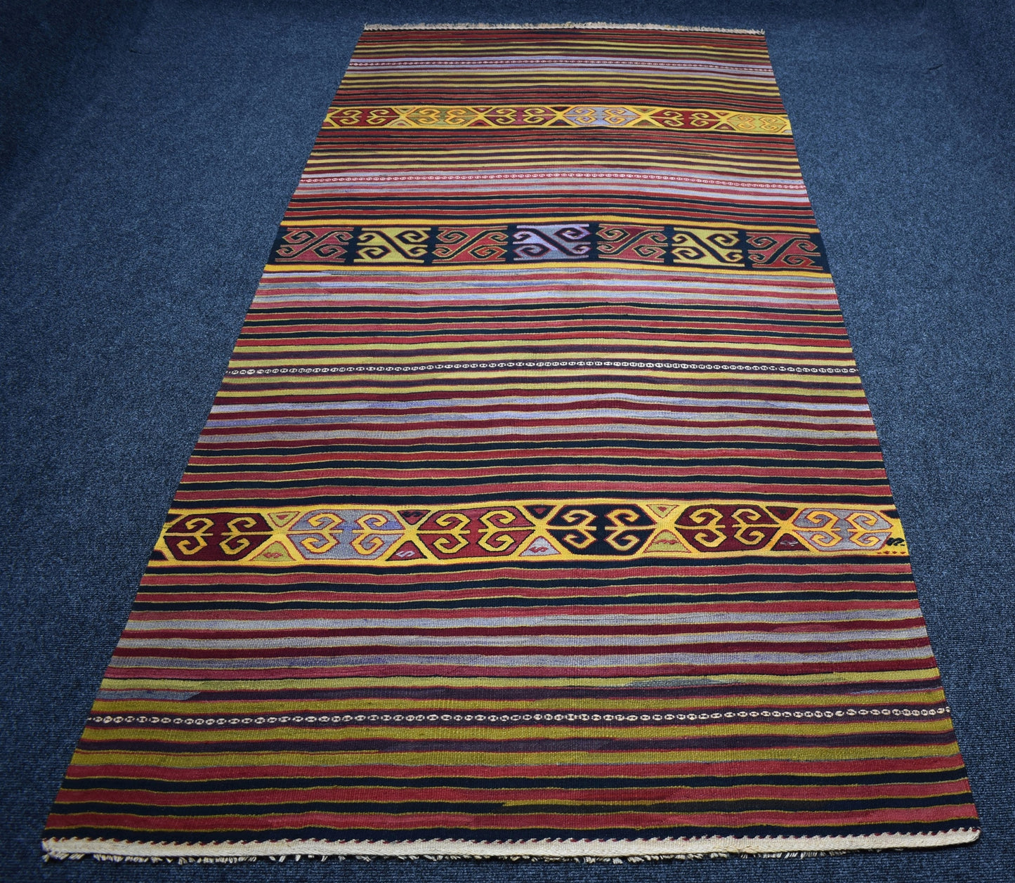 El Dokuma Seçkin Sivrihisar Eskişehir Yün Kilim 7469