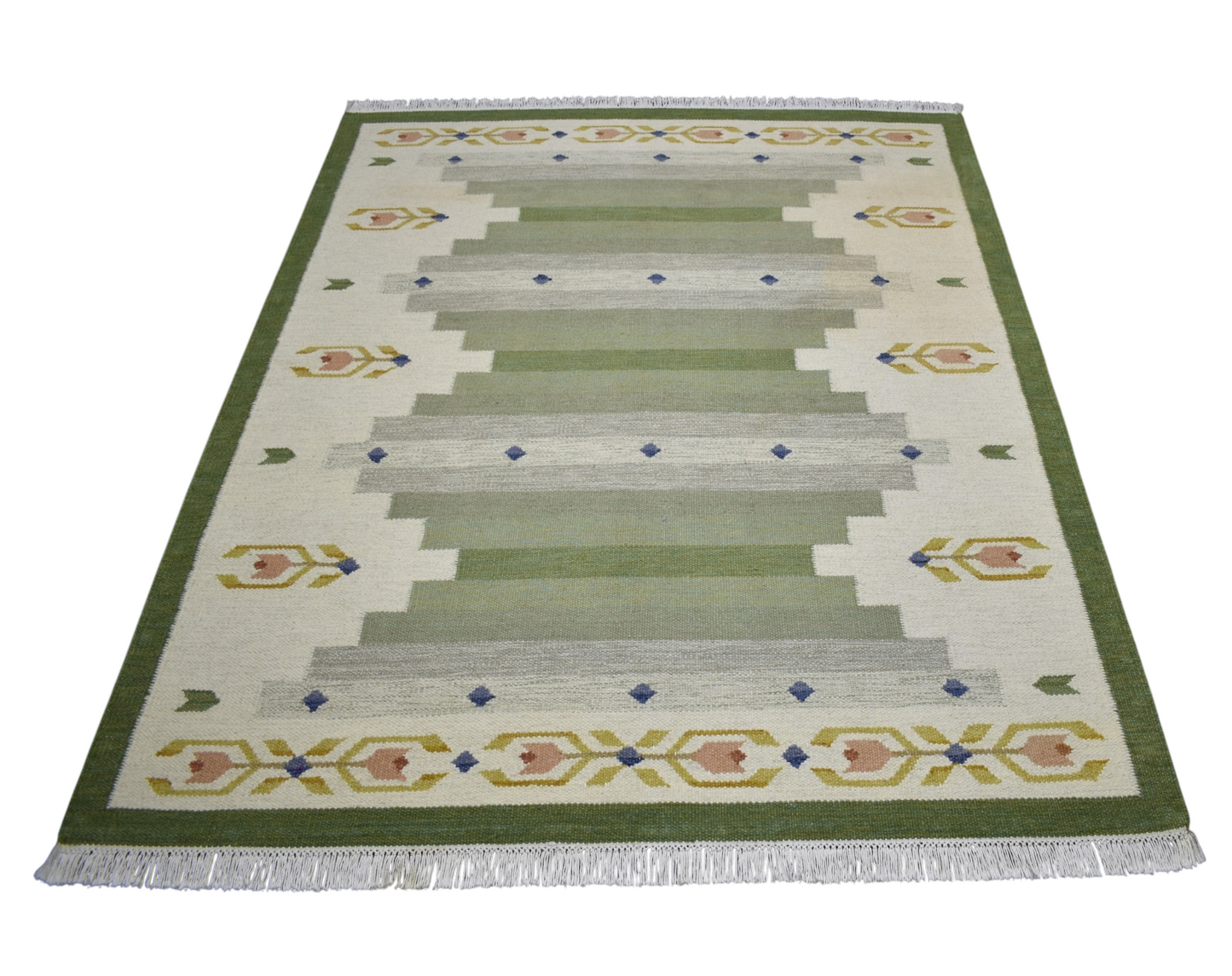 Yeni El Dokuma 4m2 Modern Tasarım Yün Kilim 7470
