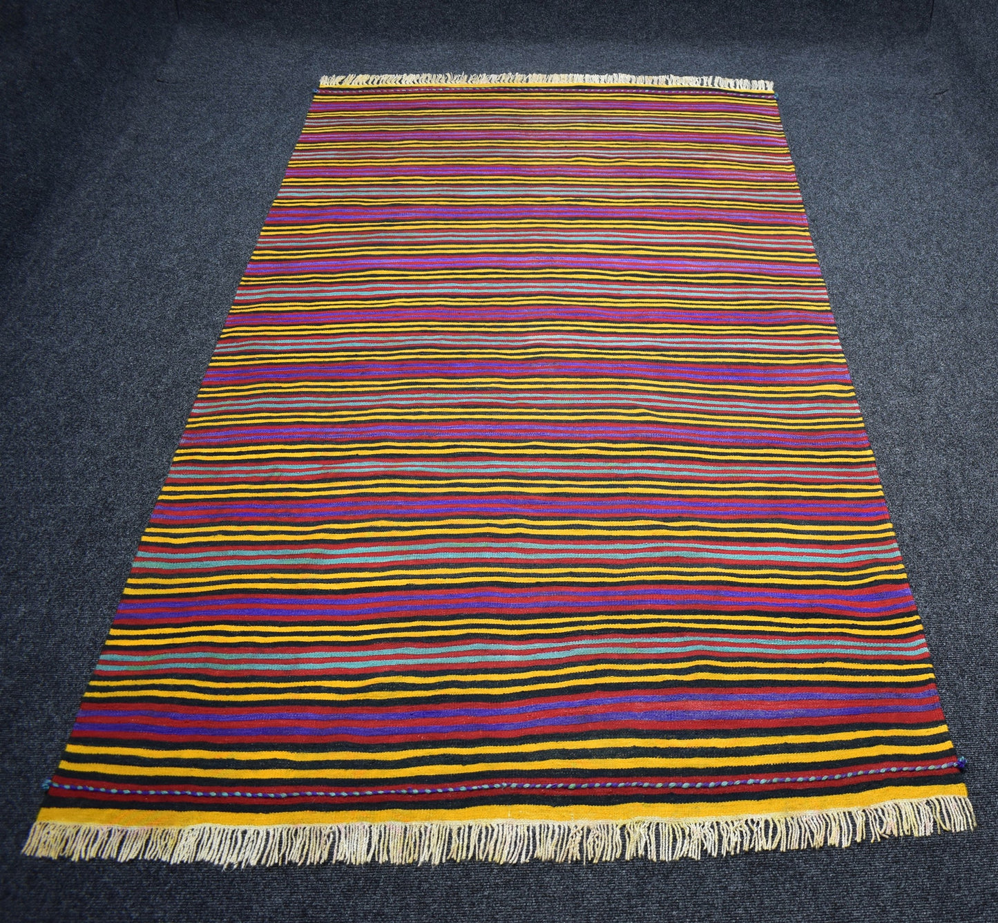Yeni El Dokuma Emsalsiz Hafik Zara Sivas Yün Kilim 7476