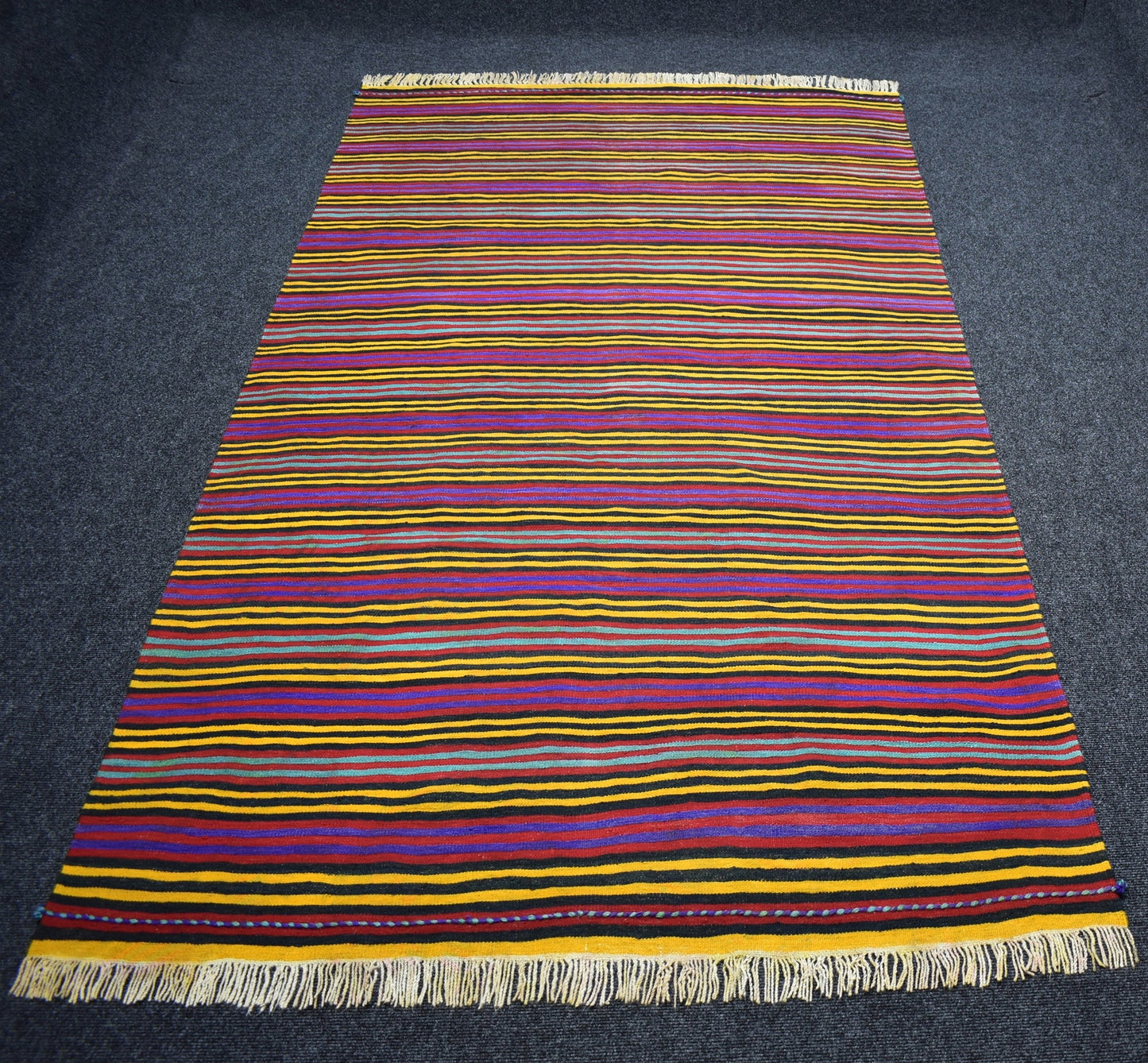 Yeni El Dokuma Emsalsiz Hafik Zara Sivas Yün Kilim 7476