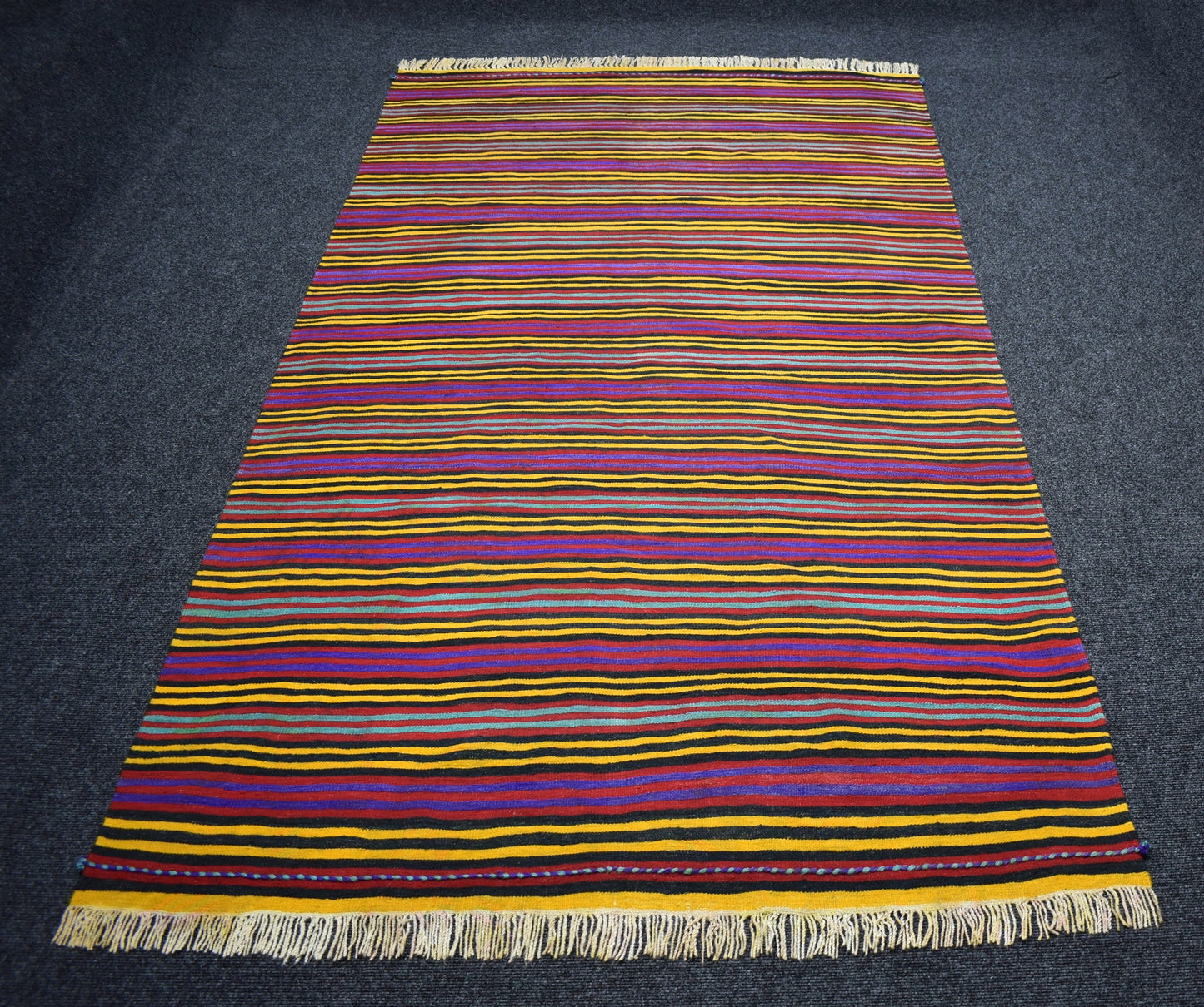 Yeni El Dokuma Emsalsiz Hafik Zara Sivas Yün Kilim 7476