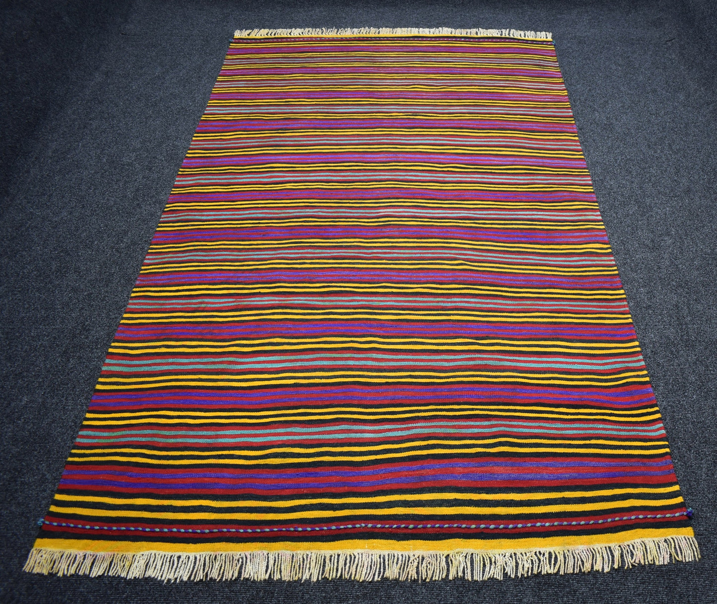 Yeni El Dokuma Emsalsiz Hafik Zara Sivas Yün Kilim 7476