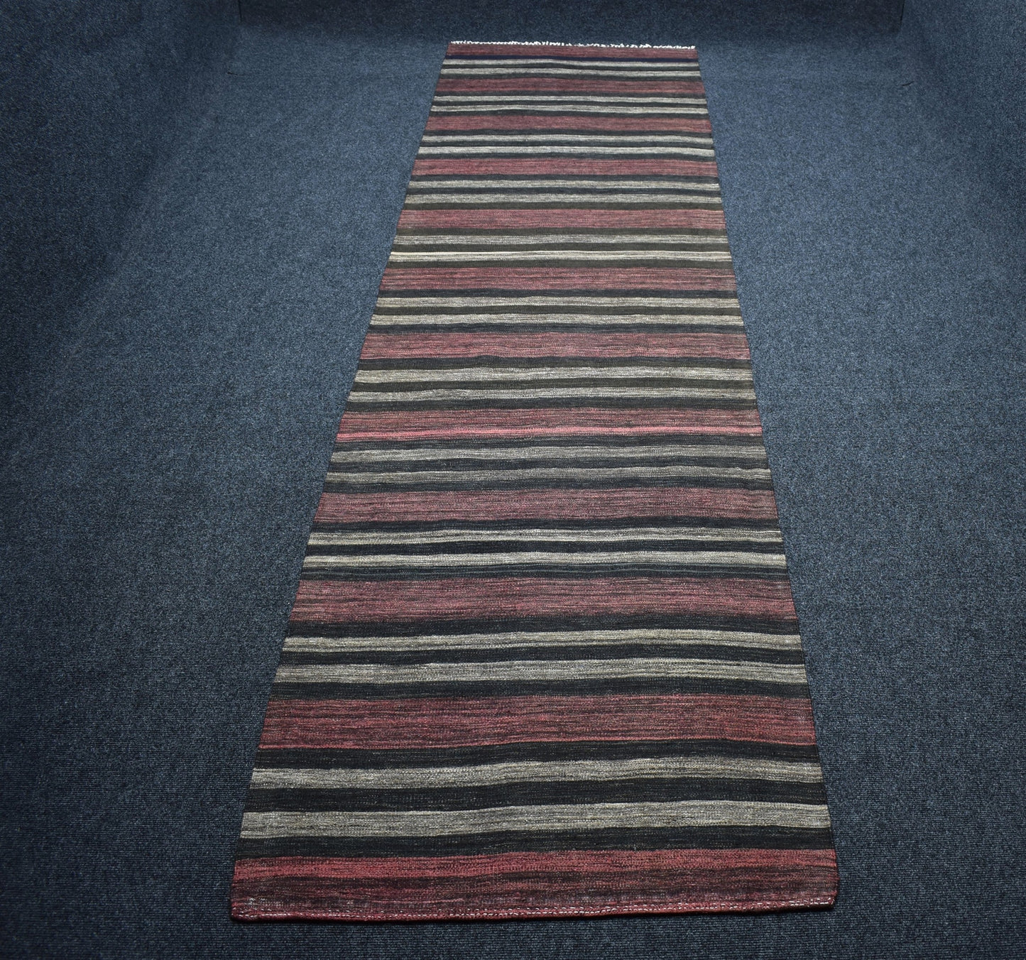 El Dokuması Şaheser Çubuklu Malatya Yolluk Yün Kilim 7478