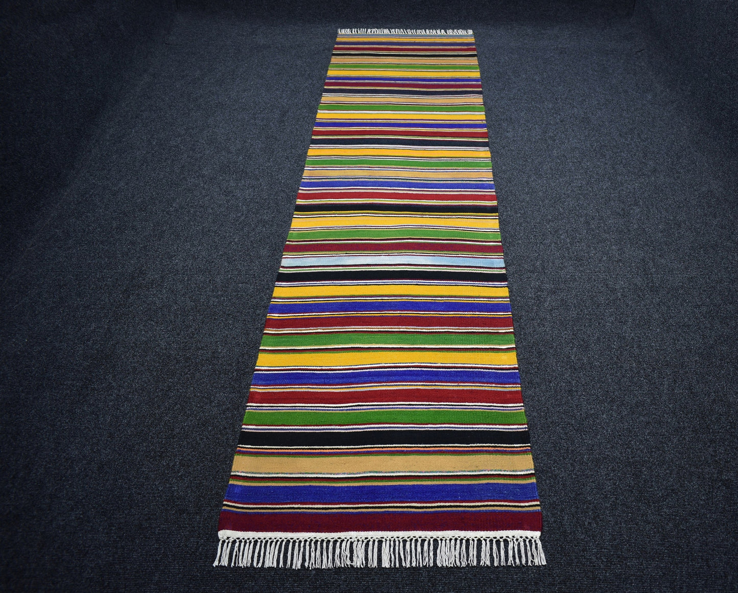 Yeni El Dokuma Şaheser Kemerli Sivas Yolluk Yün Kilim 7485