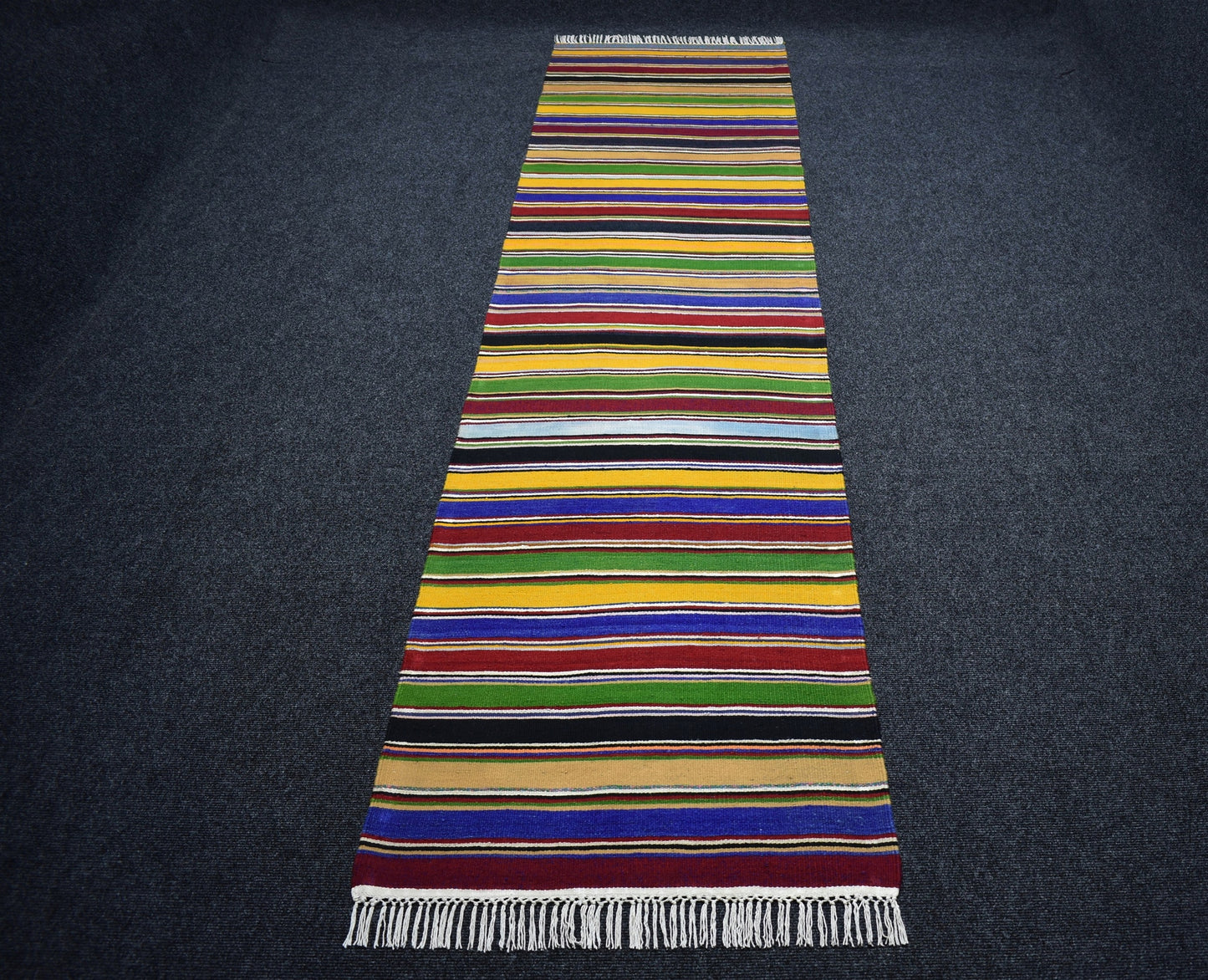 Yeni El Dokuma Şaheser Kemerli Sivas Yolluk Yün Kilim 7485