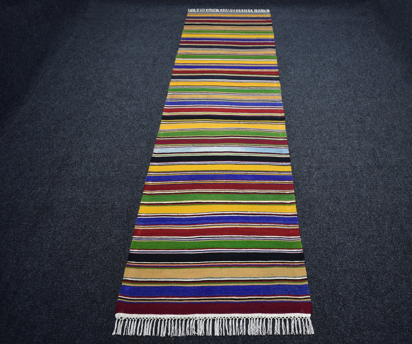 Yeni El Dokuma Şaheser Kemerli Sivas Yolluk Yün Kilim 7485