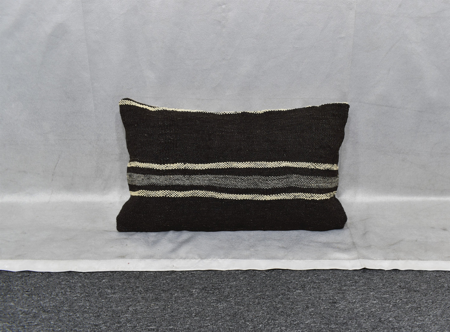 Yeni El Dokuma Dekorluk Lumbar Kilim Kırlent Yastık Kılıfı 7500