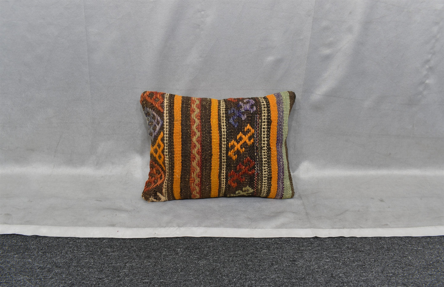Yeni El Dokuma Dekorluk Kilim Kırlent Yastık Kılıfı 7501