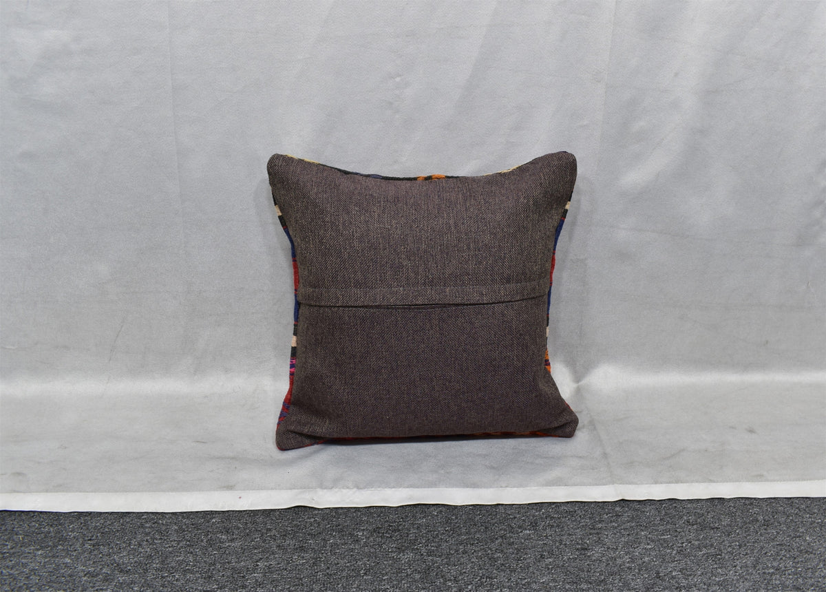 Yeni El Dokuma Dekoratif Kilim Kırlent Yastık Kılıfı 7506