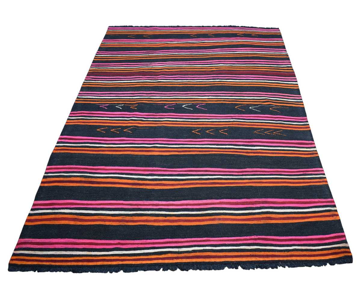 El Dokuması 5m2 Doğal Karapınar Yörük Yün Kilim 7535
