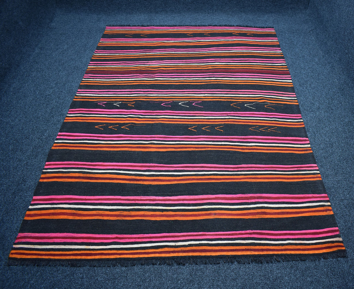 El Dokuması 5m2 Doğal Karapınar Yörük Yün Kilim 7535