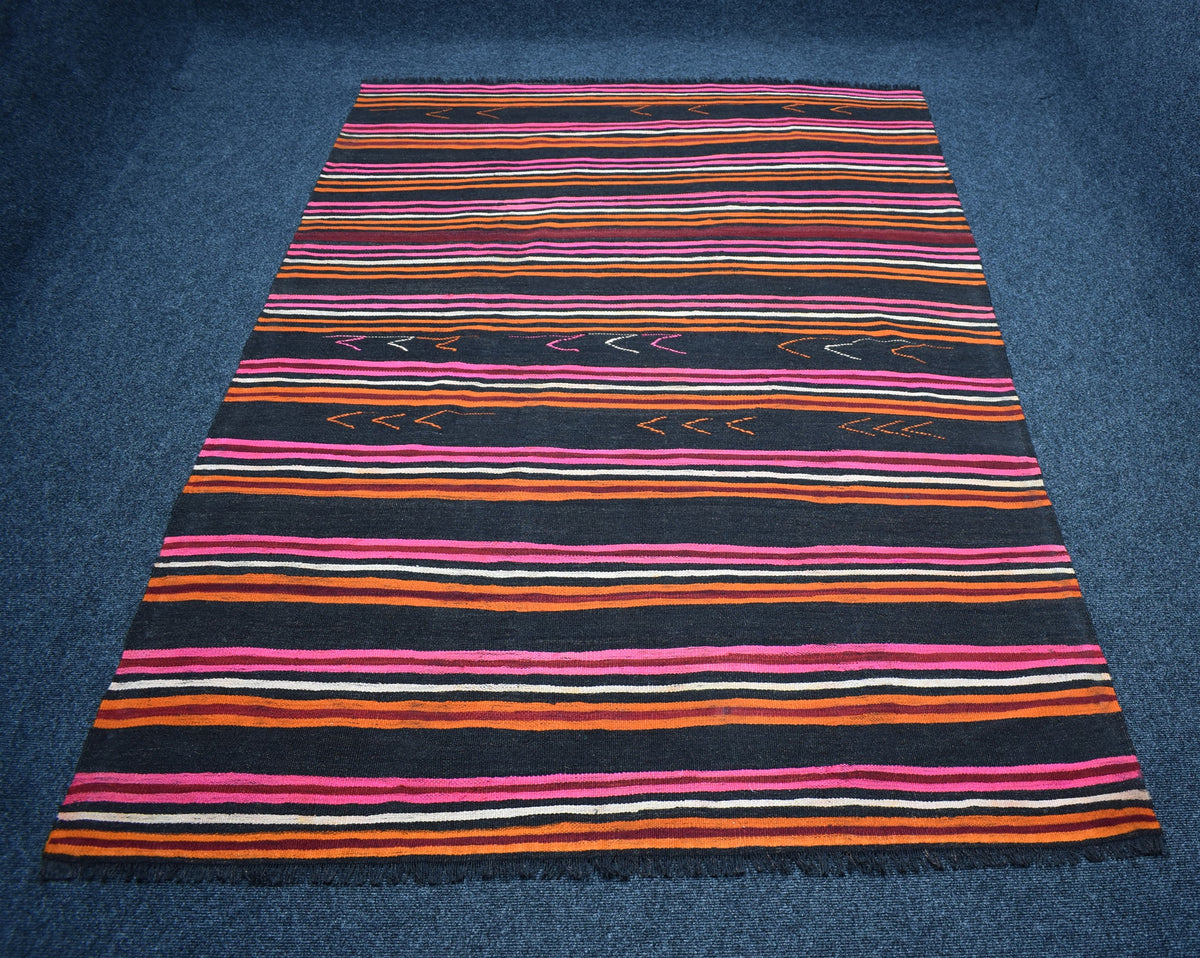 El Dokuması 5m2 Doğal Karapınar Yörük Yün Kilim 7535