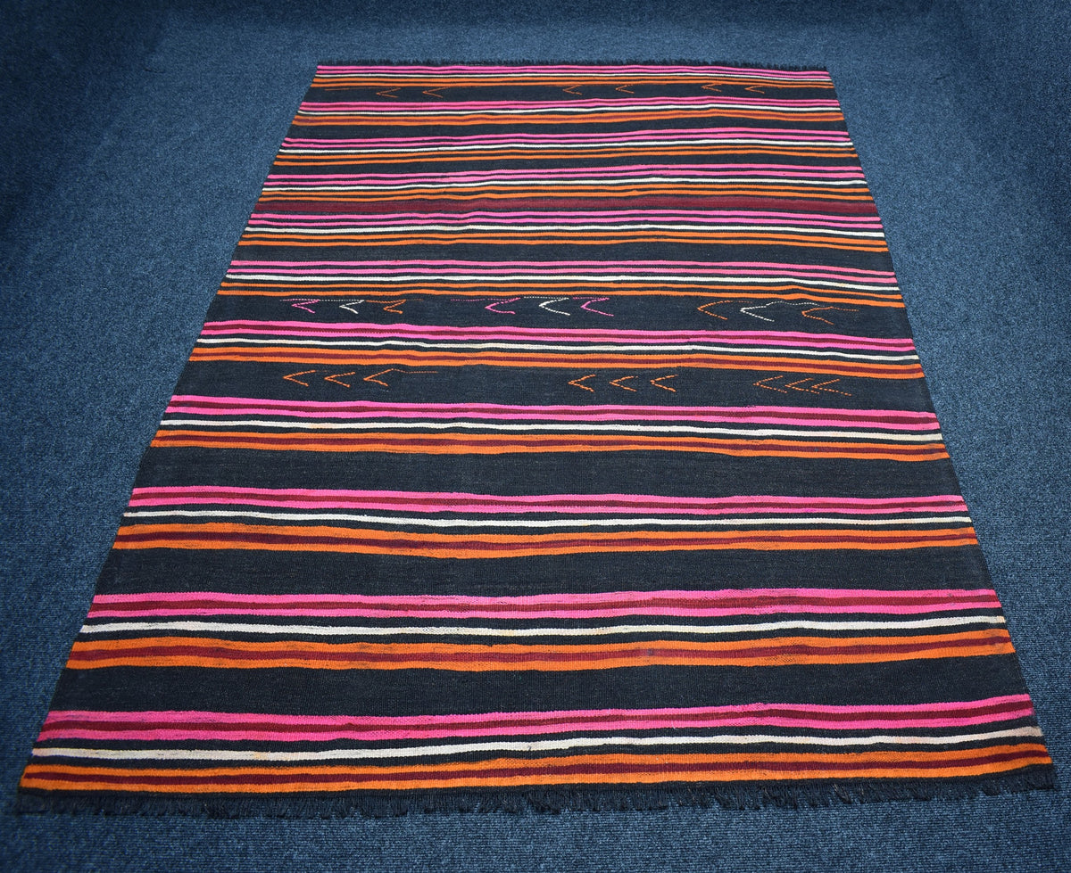 El Dokuması 5m2 Doğal Karapınar Yörük Yün Kilim 7535