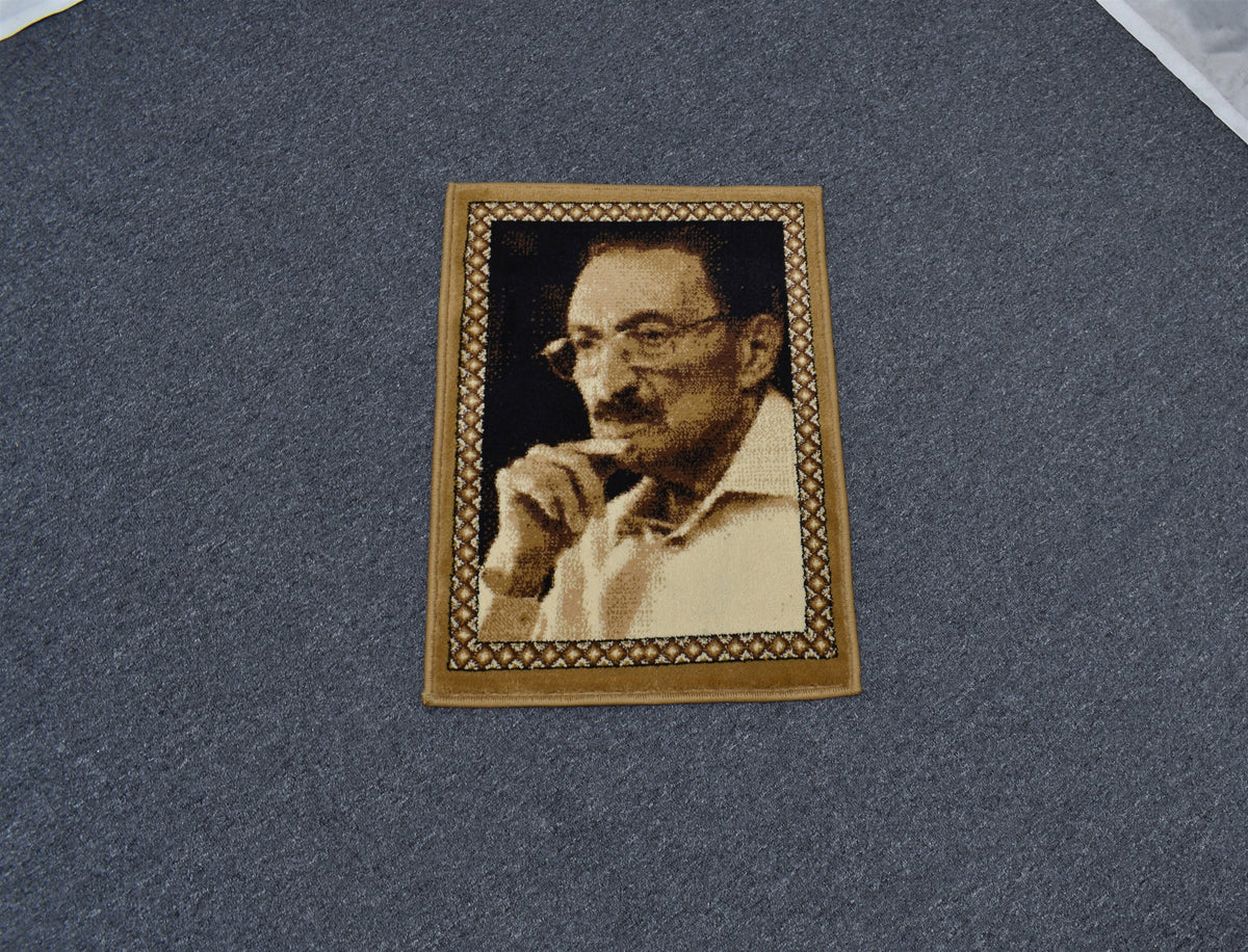 Yeni Portre Merhum Bülent Ecevit Tasvirli Nadir Duvar Halısı 7578