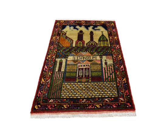 El Dokuması Sultan Selim Mevlana Konya Yün Halı 7584